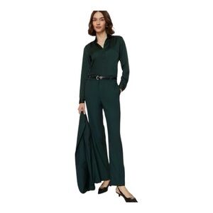 NWT Ann Taylor The Straight Pant in 🌲Pine Grove 🌲 Size 12
